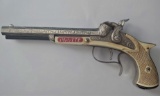 VINTAGE HUBLEY DOUBLE BARREL PIRATE CAP GUN