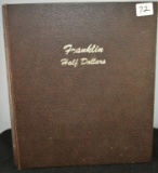 FRANKLIN HALF DOLLAR BOOK - 1948-1963-D (35 COINS)