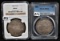 1904-0 MORGAN NGC MS64 & 1896 MORGAN PCGS MS63