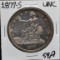 1877-S UNC TRADE DOLLAR FROM SAFE DEPOSIT