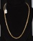 20 INCH 14K YELLOW GOLD LINK STYLE NECKLACE