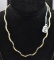 LOVELY 14K TWO-TONE GOLD NECKLACE