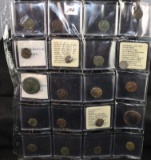 COLLECTION OF 20 MIXED ANCIENT COINS