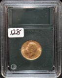 EARLY 1912 BRITISH .2354 OZ GOLD SOVEREIGN