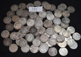 86 MIXED DATE & MINT PRE 1904 G/AU MORGAN DOLLARS