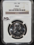 1951 FRANKLIN HALF DOLLAR - NGC PF64