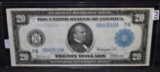 $20 LARGE SIZE FEDERAL RESERVE NOTE - SERIES 1914