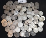 79 MIXED DATE & MINT PRE 1904 G/AU MORGAN DOLLARS