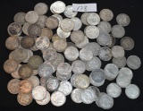 92 MIXED DATE & MINT PRE 1904 G/AU MORGAN DOLLARS