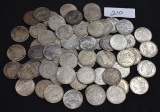 65 MIXED DATES & MINTS MORGAN DOLLARS