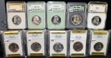 10 PROOF MIXED DATES FRANKLIN HALF DOLLAR