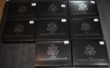 8 MIXED DATE PREMIER SILVER PROOF SETS