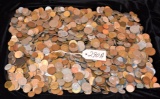 20 POUNDS OF MIXED DATE & MINTS FOREIGN COINS