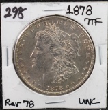 1878 7TF REV 78 UNC MORGAN DOLLAR