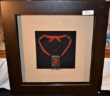 TIBETIAN CORAL BEADED NECKLACE - FRAMED