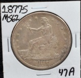 1877-S MS62 TRADE DOLLAR FROM SAFE DEPOSIT