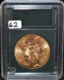 SCARCE (1821-1947) $50 GOLD MEXICAN PESO