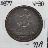 1877 VF30 TRADE DOLLAR