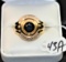 IMPRESSIVE MEN 3CTTW SAPPHIRE & DIAMOND 18K RING