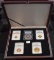5-PIECE MS62 GOLD COIN SET IN DISPLAY CASE