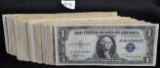 139 BLUE SEAL $1 SILVER CERTIFICATES (1935 & 1957)