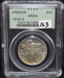 1926-S OREGON COMMEMORATIVE HALF DOLLAR PCGS MS64