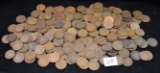 221 MIXED DATES & MINTS INDIAN HEAD PENNIES