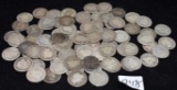 80 MIXED DATES AND MINTS BARBER DIMES