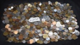 100'S OF FOREIGN WORLD COINS FROM SAFE DEPOSIT