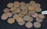 40 MIXED DATES AND MINTS INDIAN HEAD PENNIES