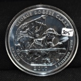 2017 INDIANA 5 TROY OZ 999 FINE SILVER COIN