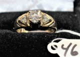 LADIES 1.42CTTW DIAMOND 18K YELLOW GOLD  RING