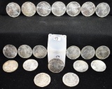 20 CHOICE BU MIXED DATES PRE 1904 MORGAN DOLLARS