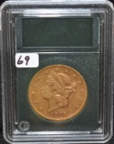 1881-S $20 LIBERTY VF/XF GOLD COIN