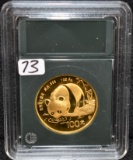 1987 CHINESE 1 OZ 999 PANDA GOLD COIN