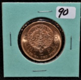 1959 BU 20 GOLD PESO COIN