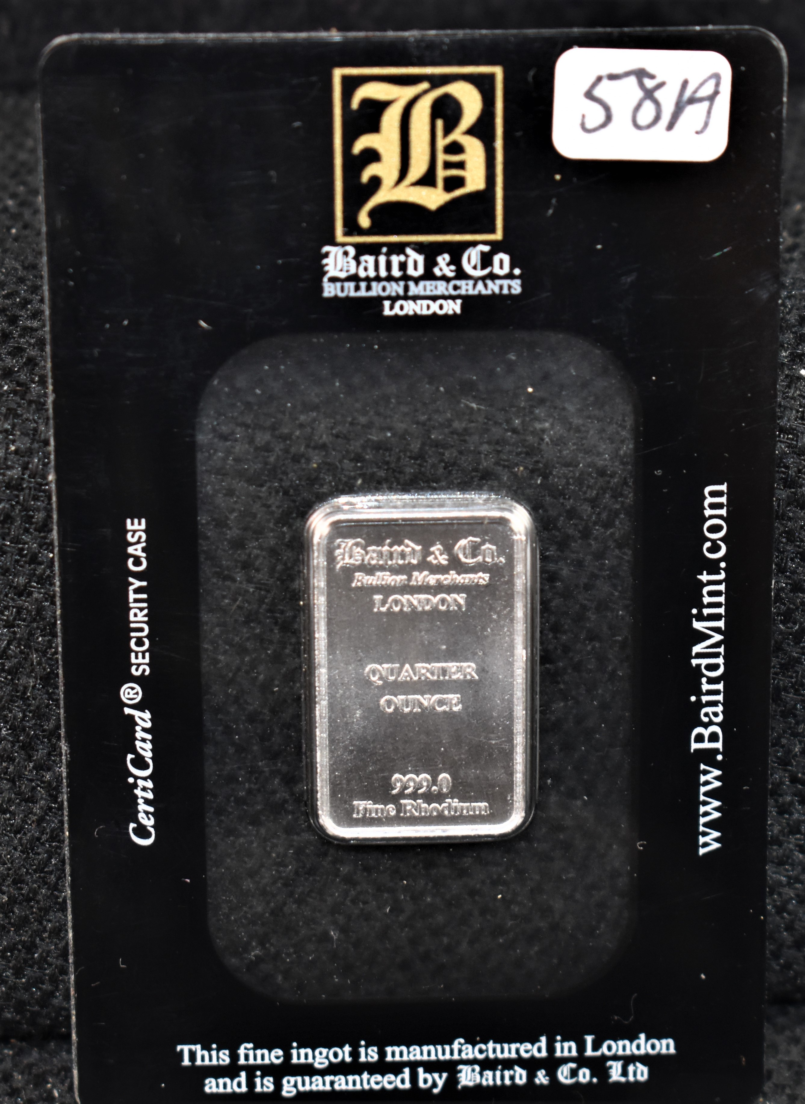 Rhodium Ingot