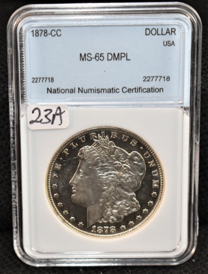 1878-CC MORGAN DOLLAR - NNC MS65DMPL