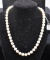LADIES 18 INCH 14K GOLD PEARL NECKLACE