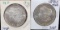 1878-S & 1879-P MARKED MS63 MORGAN DOLLARS