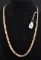 20 INCHE 14K YELLOW GOLD LINK NECKLACE