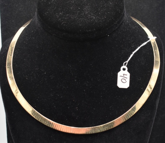 OMEGA 14K YELLOW GOLD NECKLACE