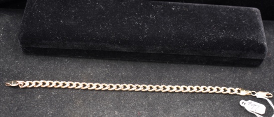 14K YELLOW GOLD LINK STYLE  BRACELET