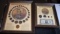 TWO FRAMED COIN SETS