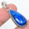 Lazulite 925 Sterling Silver Jewelry Pendant 1.7