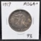 1917 MS64+ WALKING LIBERTY HALF DOLLAR