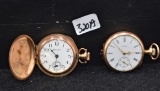TWO SMALL SIZE VINTAGE POCKET WATCHES