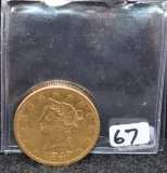 1847-0 $10 LIBERTY GOLD COIN FROM SAFE DEPOSIT