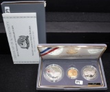 MOUNT RUSHMORE PROOF GOLD & SILVER COMM SET