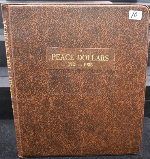 COMPLETE BOOK OF PEACE DOLLARS 1921 - 1935